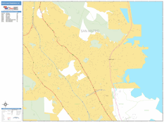 South San Francisco Digital Map Basic Style